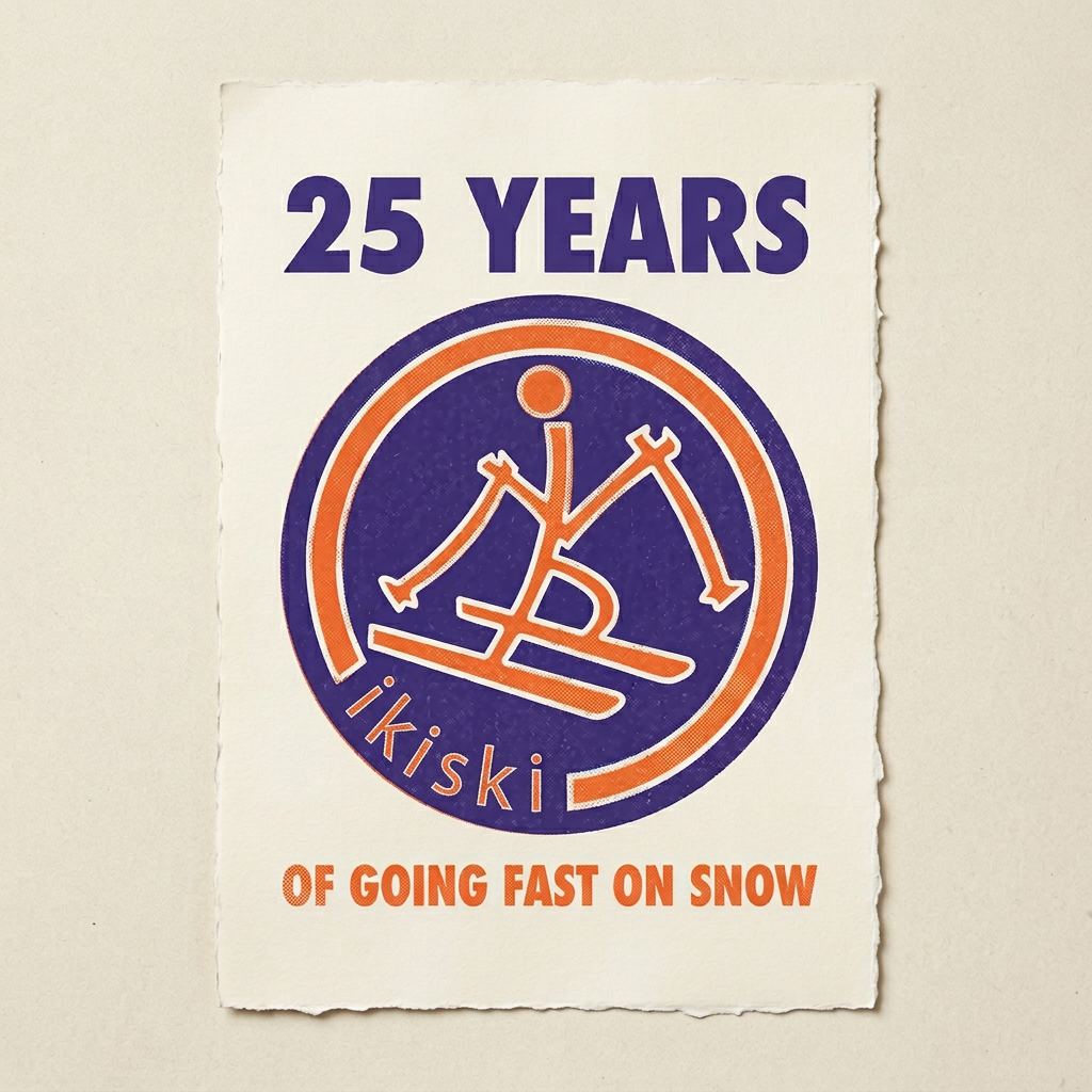 25 Years Risograph Poster — ikiski 25 YEARS