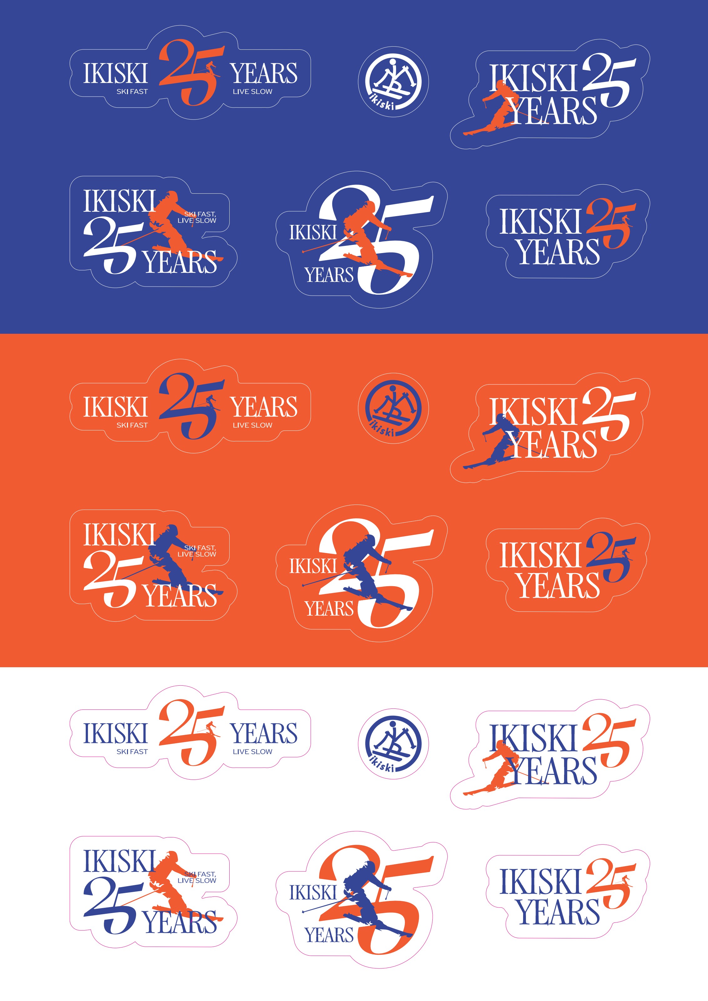 25 Years Full Sticker Sheet — ikiski 25 YEARS