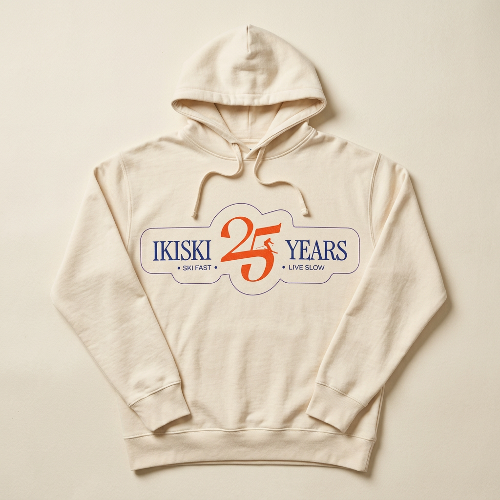 Live Slow Hoodie — SKI FAST · LIVE SLOW