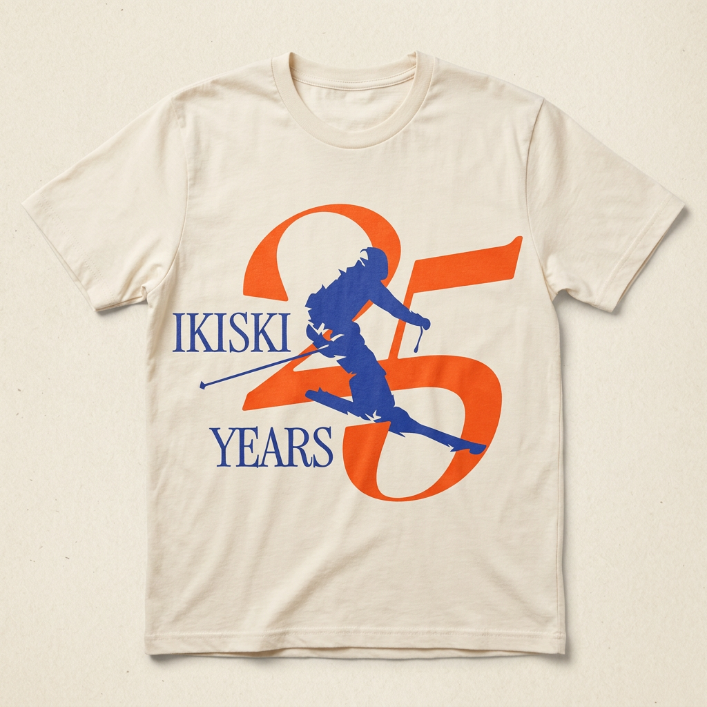 Slogan Tee — SKI FAST · LIVE SLOW